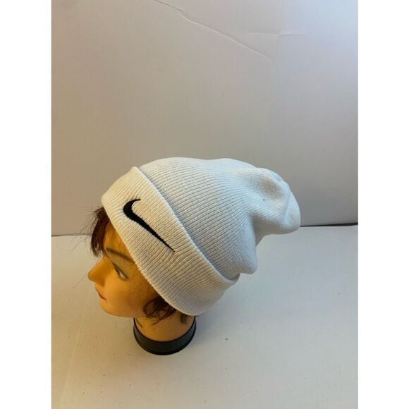 Nike cream colored toboggan hat USA - Picture 1 of 7